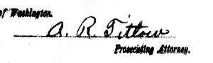 A. R. Titlow signature